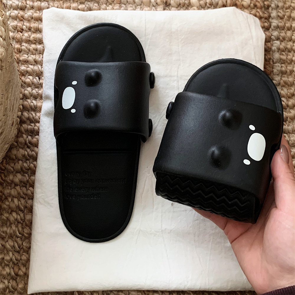 细细条 男女新款便携式可折叠凉拖出差旅行可爱小熊情侣一字拖鞋,淘宝优惠券,粉丝福利购,淘宝优惠卷