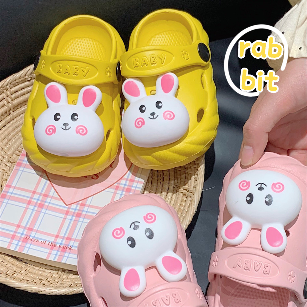 细细条 儿童少女心夏新款包头凉拖可爱兔子女童宝宝eva外穿洞洞鞋,淘宝优惠券,粉丝福利购,淘宝优惠卷