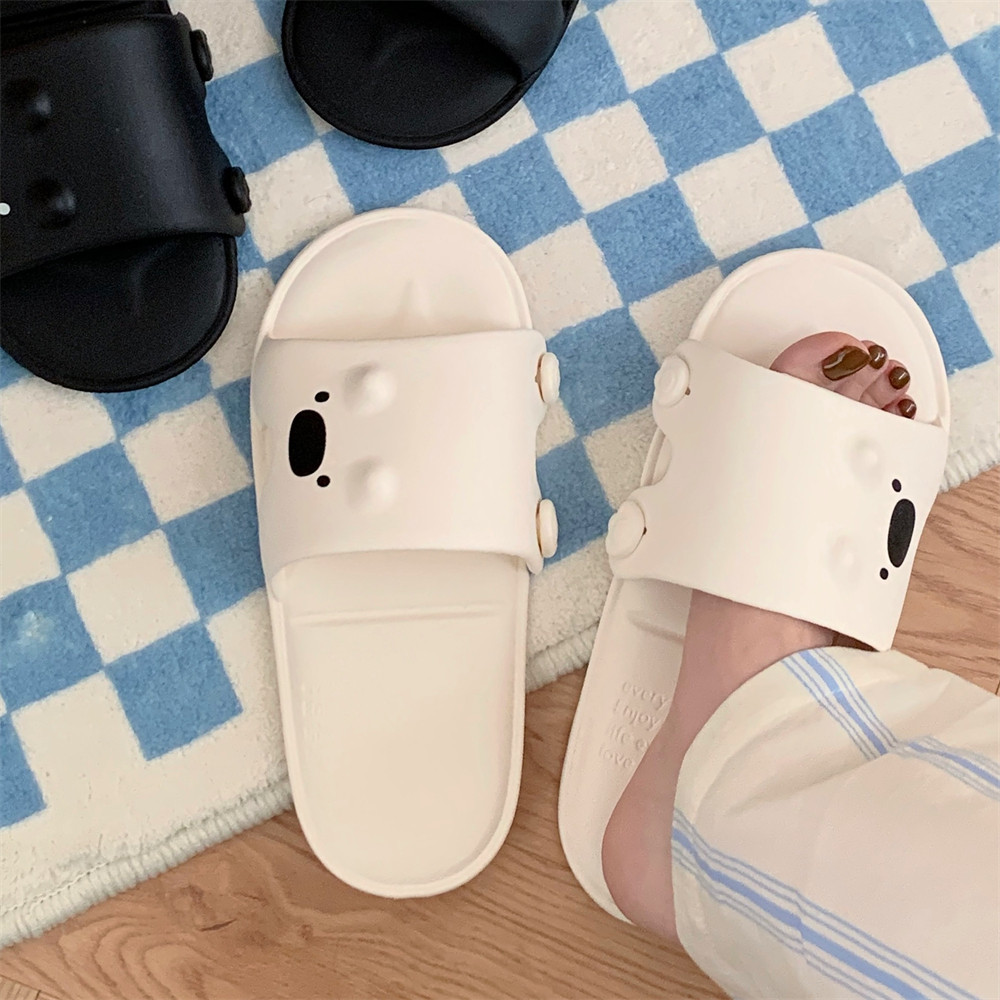 细细条 男女新款便携式可折叠凉拖出差旅行可爱小熊情侣一字拖鞋,淘宝优惠券,粉丝福利购,淘宝优惠卷