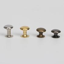 Pure copper flat primary-secondary cap nail nail rivet hand knocks hand knocks and press buckle mounting DIY