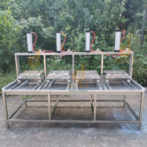 定制豆腐成型机 全自动豆腐压榨机设备 豆腐加工设备豆将军豆腐机 - 图0