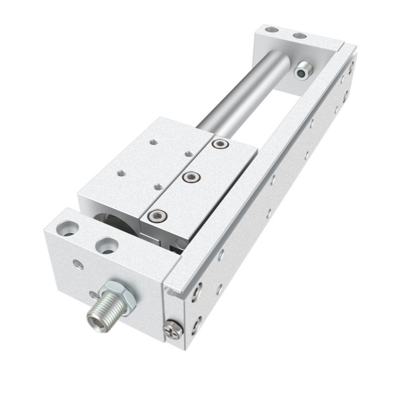 小型带导轨磁耦式无杆气缸RMH20/25X50X100X200X250X225X500S - 图0