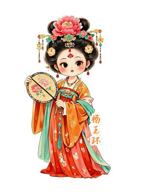 新款合金四大美女磁吸冰箱贴唐宫旅游纪念品文创工艺品金属伴手礼