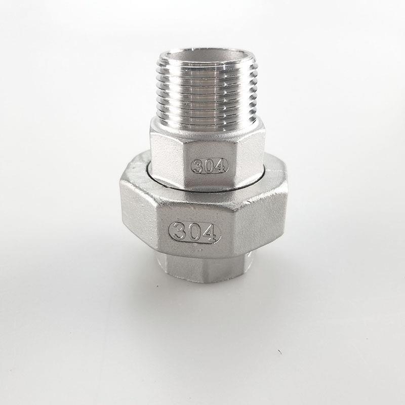 304不锈钢内外丝活接由任316精铸六角螺纹油拧活节油任丝扣牙接头 - 图2