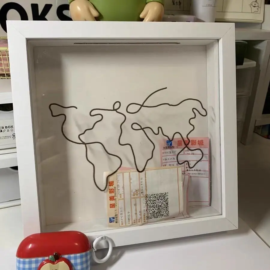 【下单立减50】票根纪念收纳框演唱会门票旅行明信片机票挂墙ZP