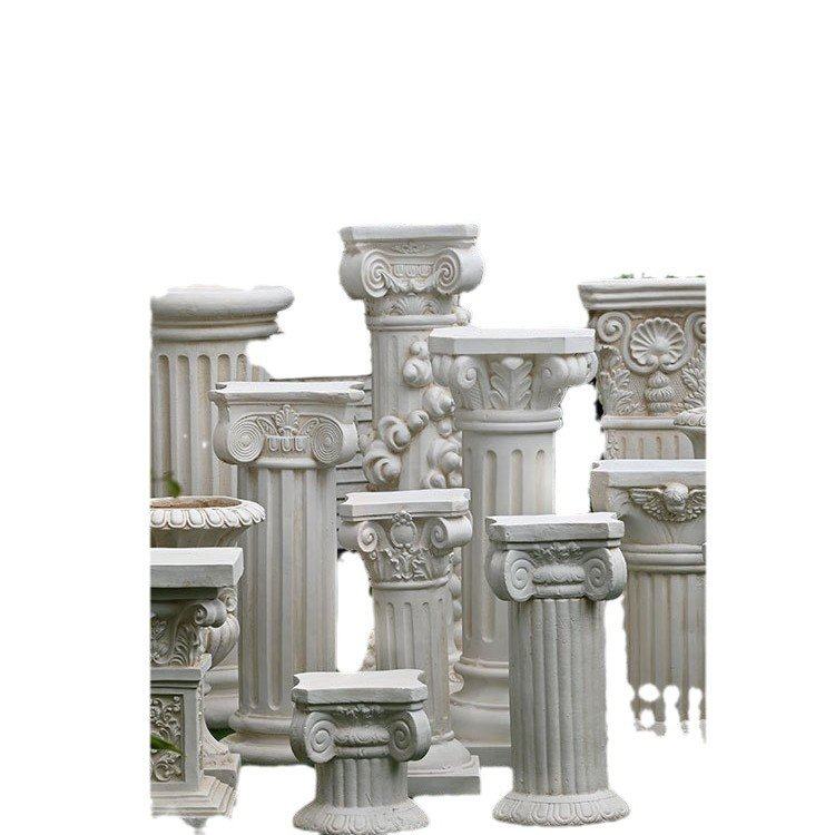 BK9K  欧式复古罗马柱大摆件落地花园庭院装饰花盆底座婚庆,淘宝优惠券,粉丝福利购,淘宝优惠卷