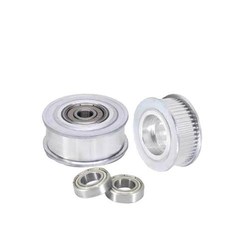 同步轮打印机 惰轮 单/中心轴承EVD41钢制发黑S5M型S5M150 S5M100 - 图2