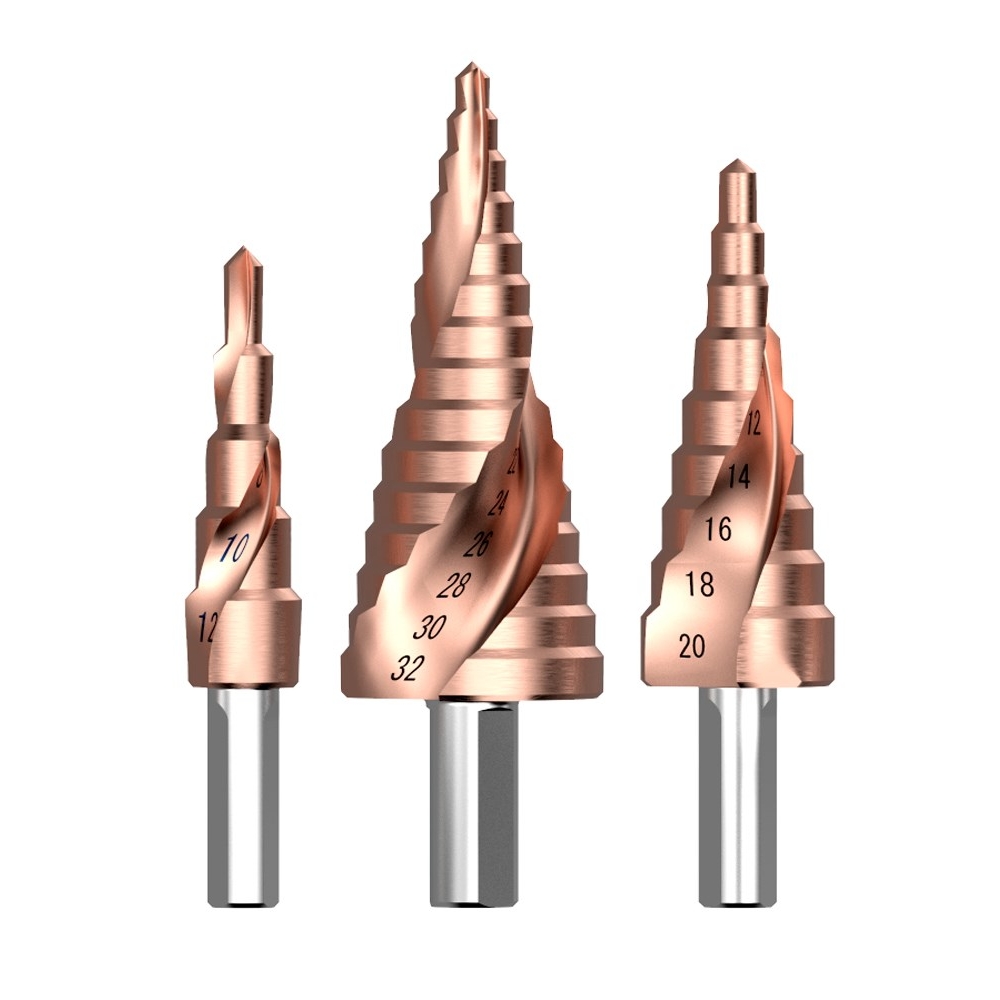 德国进口日本银龙岛宝塔钻头扩孔开孔阶梯锥形多功能不锈钢专用金