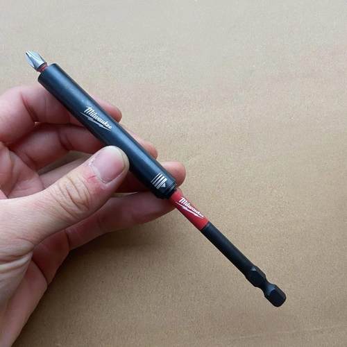 米沃奇三合一安装套筒强磁可伸缩扶钉接杆电钻套装按压不打歪工具 - 图1