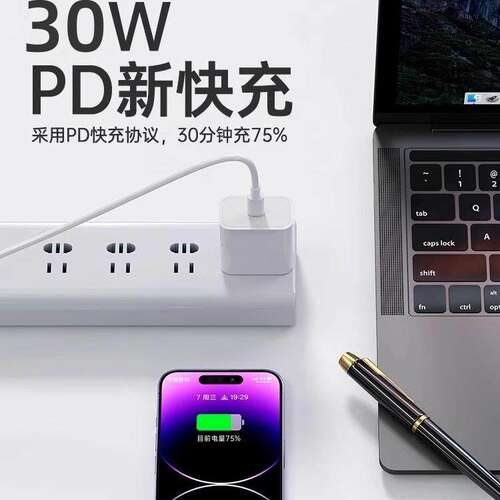 适用于PD系列30W苹果14数据线iPhone13充电线11手机12promax车载8plus加长2米XR冲电ipad闪充7快充平板不伤机 - 图0