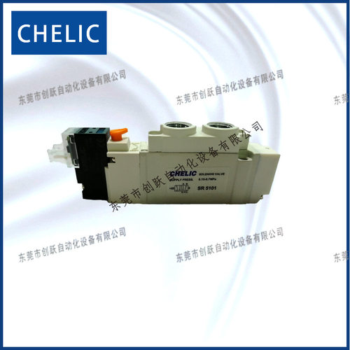 CHELIC气立可SR系列电磁阀SR100SR310M5SR5101双线圈SXC5101DC24V - 图0
