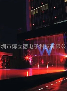 数码水帘数字水幕瀑布流水屏风智能水景喷泉科技水帘音乐喷泉水幕