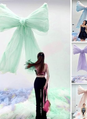 巨型大蝴蝶结网红生n日订婚礼派对装饰摆件拍照道具情人节布置打