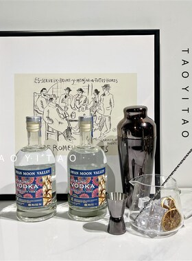 现代轻奢样板房h间餐边柜橱柜洋酒主题装饰摆威士忌调酒器具小众