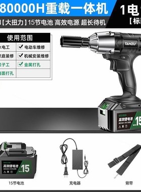 德国进口潭祖无刷电动扳手大扭力锂电冲击扳手电动风炮架子工套筒