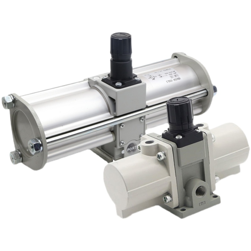 SMC增压阀气缸增压缸VBA10A-02/VBA20A-03/VBA40A-04-43/GN/03 - 图2