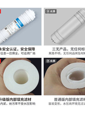钻芯10寸净水机快接PP棉滤芯2分韩式食品级材质净水器滤芯