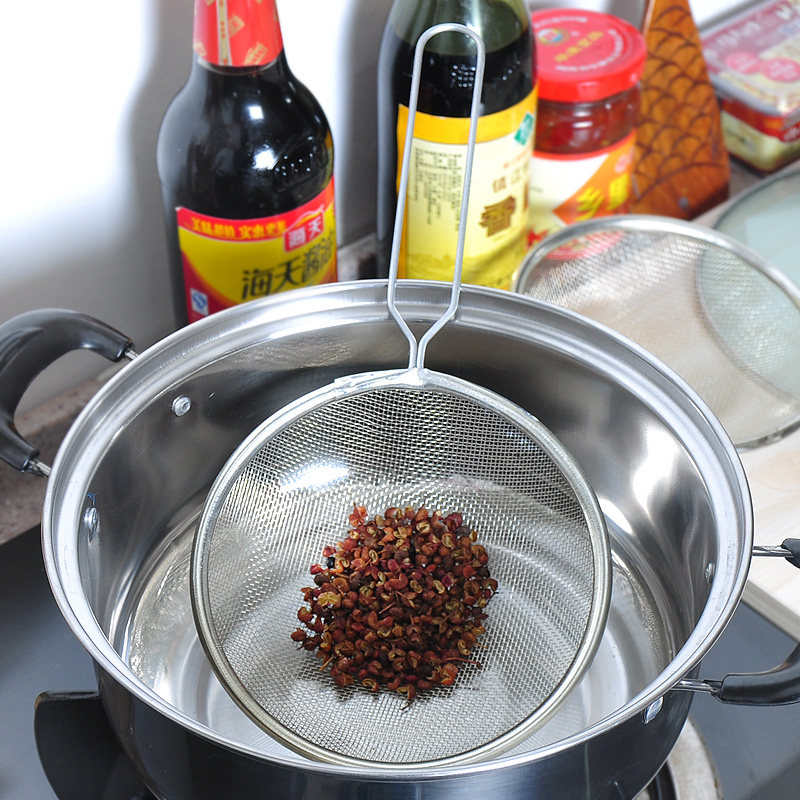 金属过滤网密果汁豆浆筛油渣麻辣烫隔油勺捞勺漏网大漏勺捞面勺子,淘宝优惠券,粉丝福利购,淘宝优惠卷