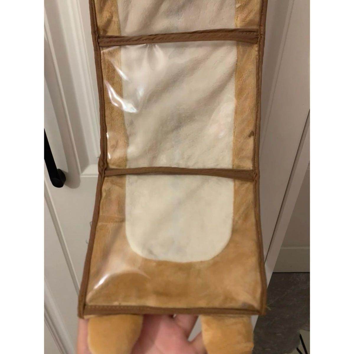 轻松熊熊哥壁挂式收纳袋学生宿舍饰品杂物大容量置物袋门后挂袋,淘宝优惠券,粉丝福利购,淘宝优惠卷