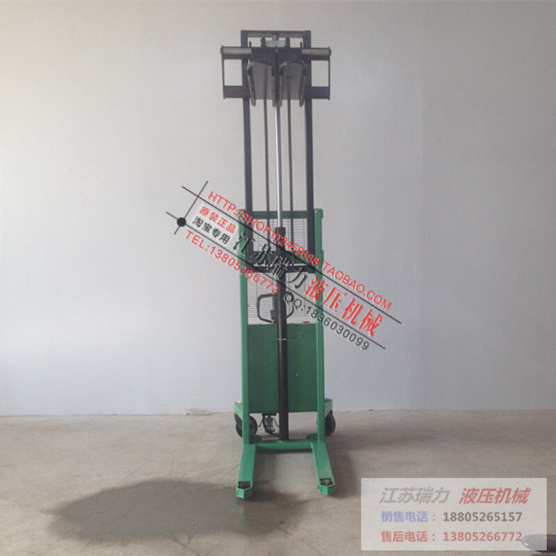 1吨/2吨液压半电动叉车升高车装卸车电瓶/直插电动叉车电动堆高机,淘宝优惠券,粉丝福利购,淘宝优惠卷