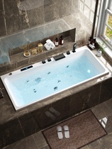 Hengjie Embedded bath Acrylic Massage For Home Adult Inlay Masonry Brick Intelligent Thermostatic Heating Bath