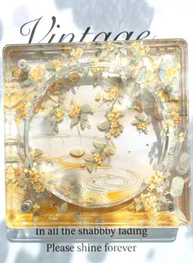 古风桌面收纳砖摆件装饰品