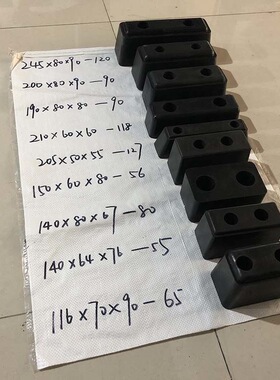 货车集装箱车厢防撞胶减震塑胶垫车门缓冲块栏板胶冷藏车防撞块配
