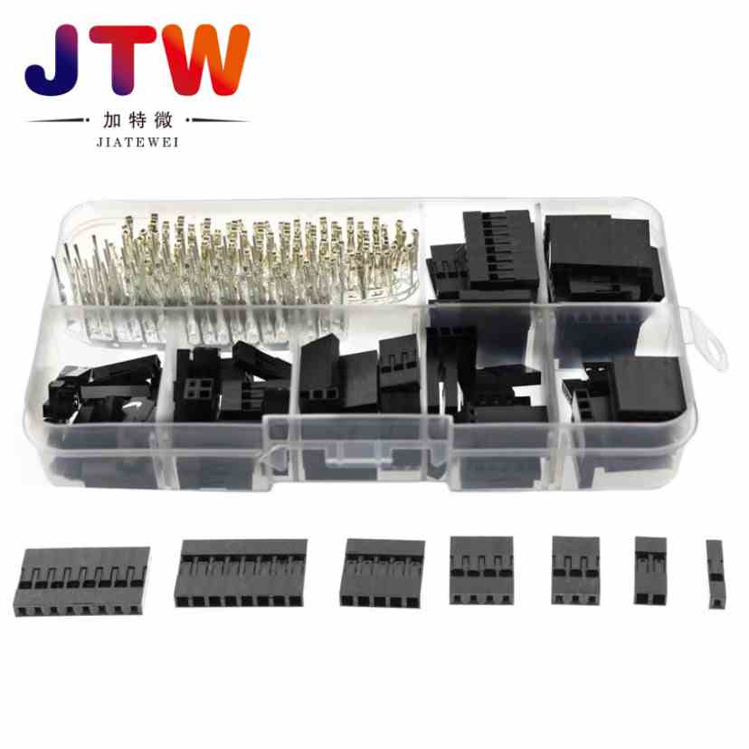 620pcs 310pcs 2.54mm杜邦跳线头连接器外壳配端子套件 套装 - 图0