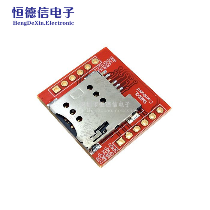 SIM800L GPRS 转接板 GSM 模块 microSIM卡 小体积 Core board - 图1