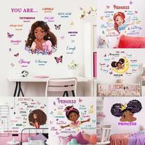 Cartoon Inspirational Motor Girl Wall Stickers Teen Girl