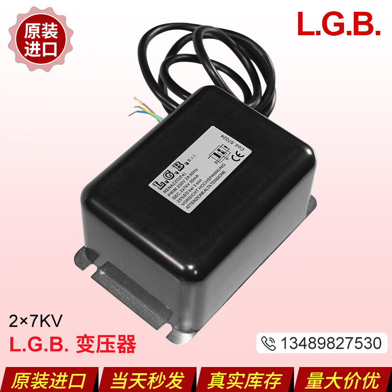 L.G.B.点火变压器双极2X5KV  2X7KV 单极1X8KV高压包 点火线圈 - 图0