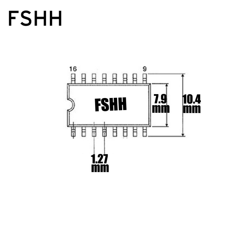 300mil SOP16 SOIC16翻盖贴片测试座光座空座烧写座背面贴脚 - 图3