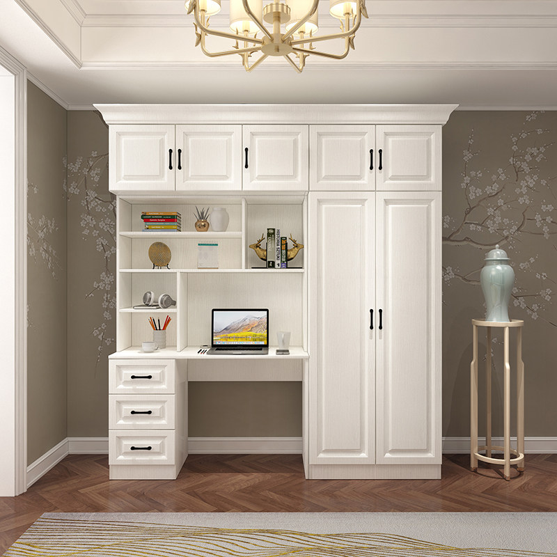 精选衣柜电视柜一体卧室组合衣柜写字桌组合整体衣柜电视柜背景墙,淘宝优惠券,粉丝福利购,淘宝优惠卷