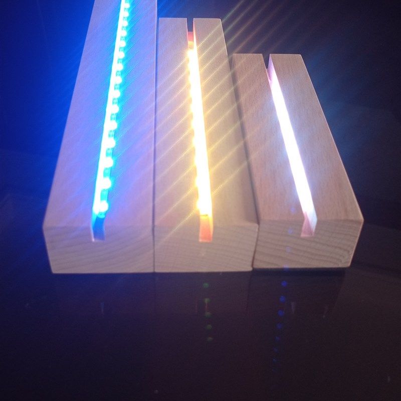 七彩灯光底座锤子画定制网红玻璃画片实木底座发光桌面装饰摆件,淘宝优惠券,粉丝福利购,淘宝优惠卷