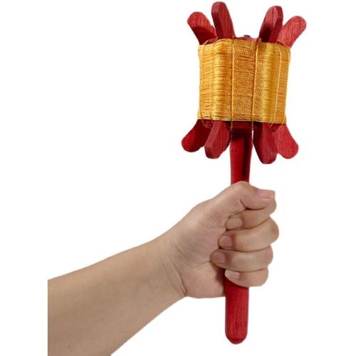 潍坊风筝线轮 传统手工木轮风筝轮 传统风筝放线轮 实木六角轮 - 图3