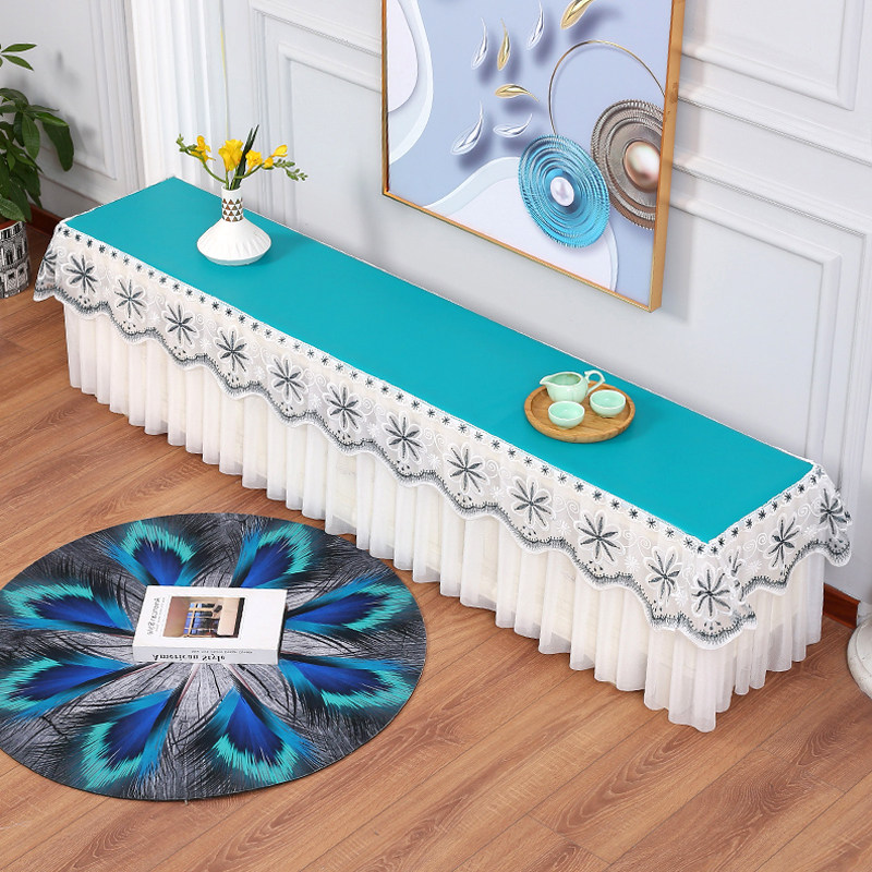 新款电视柜罩套全包蕾丝长方形电视柜防尘罩防水防油防烫客厅简约,淘宝优惠券,粉丝福利购,淘宝优惠卷