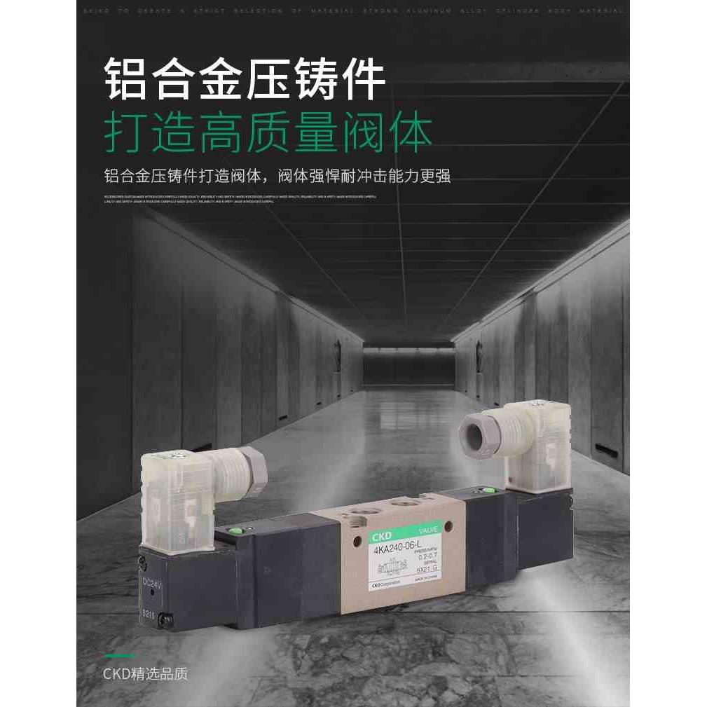 CKD电磁阀4KA219/249-06-B-AC100V/Z 4KA240/249-06-L-DC24V/Z - 图2