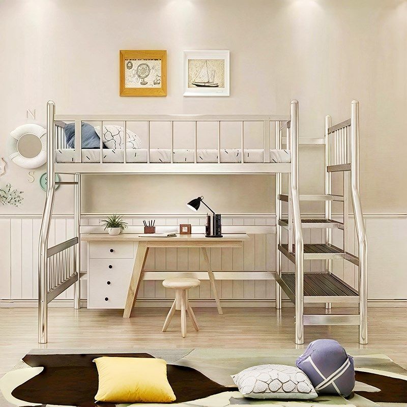 304不锈钢加厚子母床儿童环保上下床双层床铁架床步梯阁楼床,淘宝优惠券,粉丝福利购,淘宝优惠卷