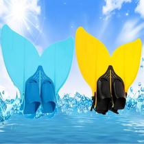 New whale tail-footed webbed one-piece adult footbed single sheet Mermaid diving foot webbed