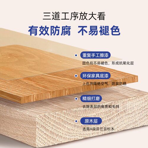阳台花架实木置物架客厅落地式花架子多层室内移动带轮多肉植物架 - 图2