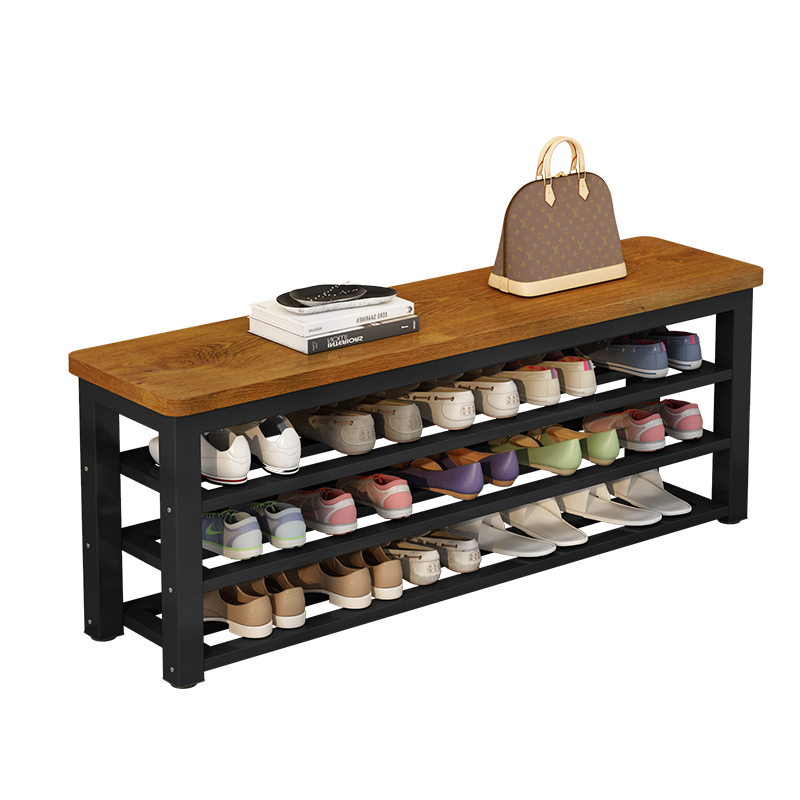 鞋架子鞋柜简易换鞋凳家用门口坐凳一体可坐鞋架长条穿鞋凳床尾凳 - 图3
