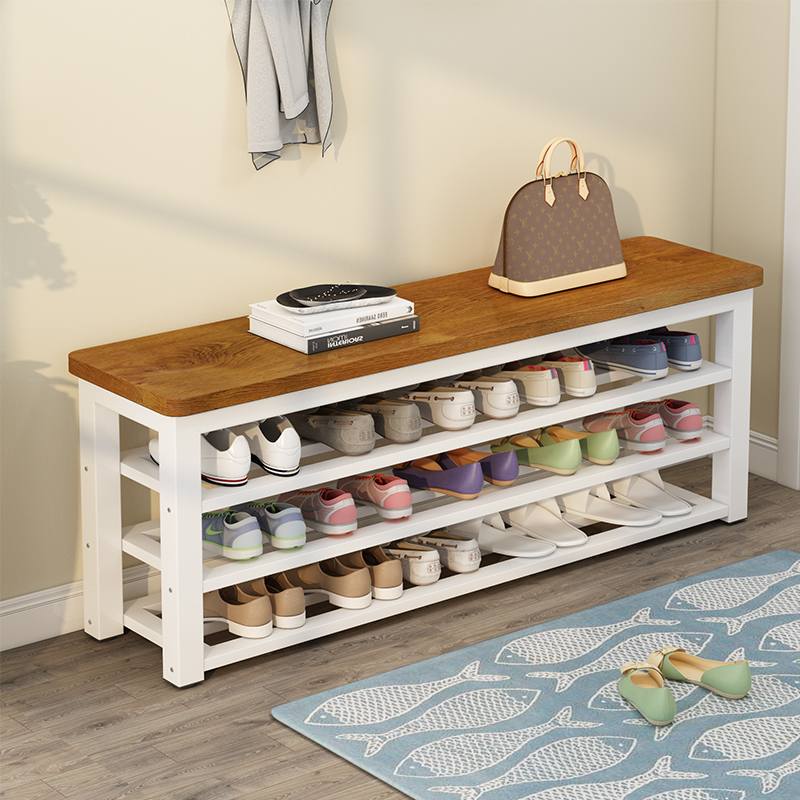鞋架子鞋柜简易换鞋凳家用门口坐凳一体可坐鞋架长条穿鞋凳床尾凳 - 图2