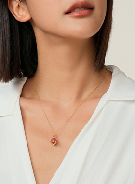 桑蕾飞行器系列太空舱项链时尚小众设计珍珠毛衣链