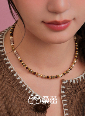 桑蕾可露丽项链女时尚小众设计原创高级感高光釉彩2026春夏新品