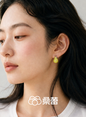 桑蕾鸭梨耳钉女时尚设计日常百搭2026春夏新款爆款