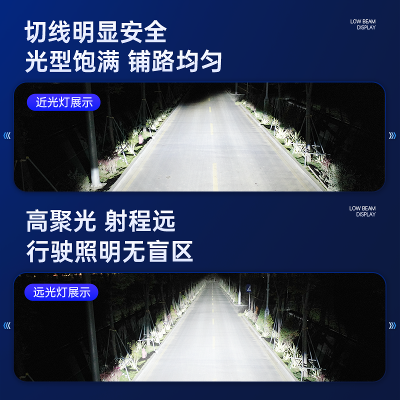 适用12-23款日产经典轩逸汽车led大灯改装透镜远近光激光汽车灯泡-图2