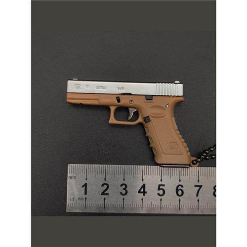 绝地求生钥匙扣格洛克手抢半合金钥匙扣模型礼品挂件摆件绝地求生吃鸡玩具