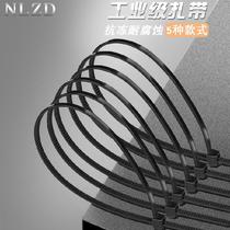 Custom self-locked nylon tie wire fixed anti-slip rope powerful buckle beamline solid