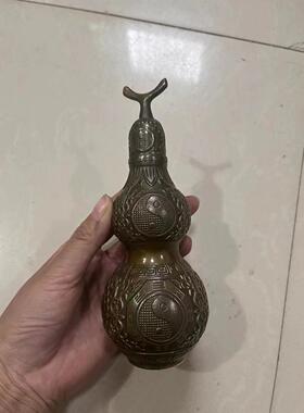厘米彷古中式铜葫芦八卦开口镇宅医院客厅招财玄关路冲天斩反弓