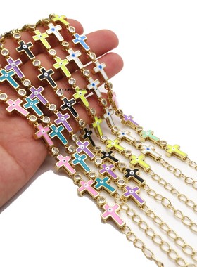 十字架evileye恶魔之眼手链